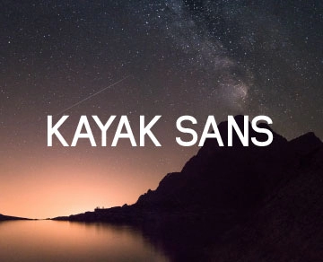 Kayak Sans.