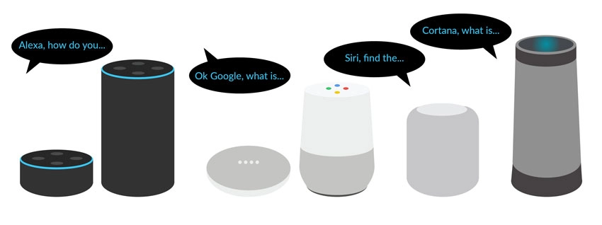 Voice search smart home devices.