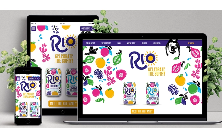 Rio website design is responsive.