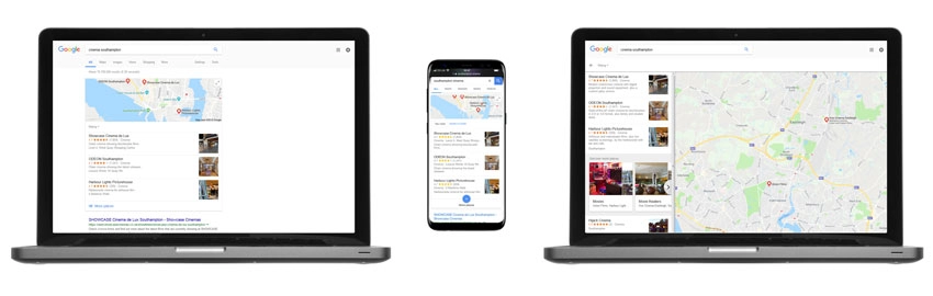 Google Business Profile on devices.