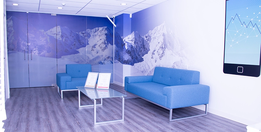 New Blue Frontier reception.