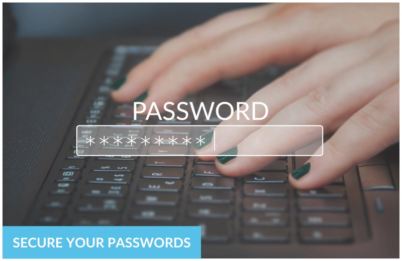 Secure your password.