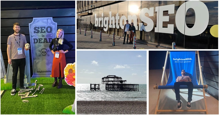 BrightonSEO collage.