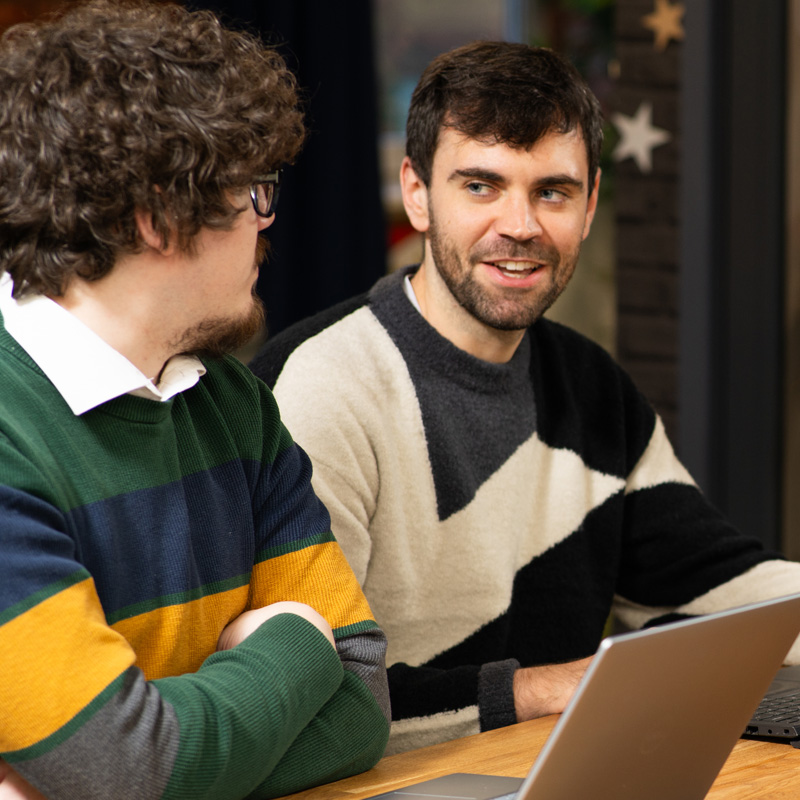 Paid team discussing Paid strategies in Bristol Office