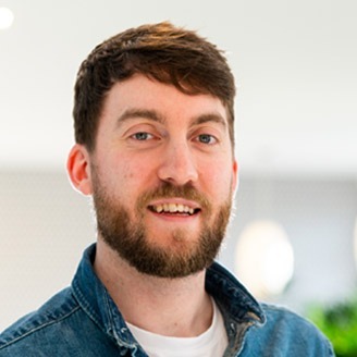 Close up photograph of Adam Futcher, Senior SEO Specialist